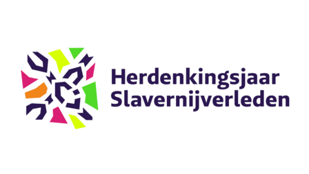 Logo herdenkingsjaar slavernijverleden