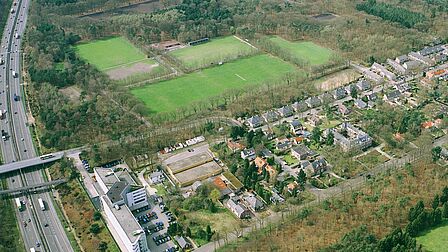 luchtfoto projectgebied Huis ter Heide